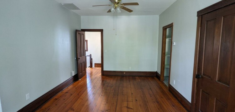 room with original wood floors