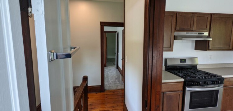 kitchen and hallway