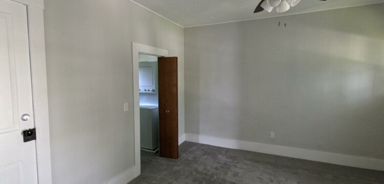 room with ceiling fan