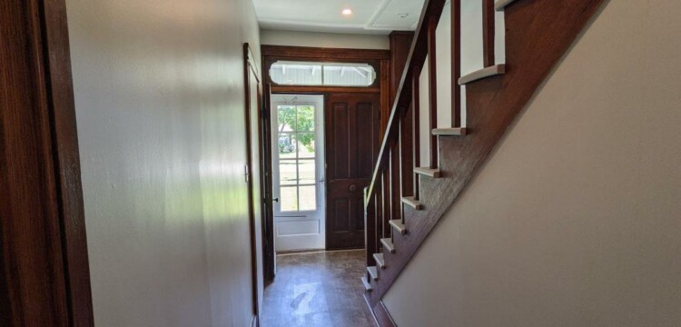 entry hall with stairs